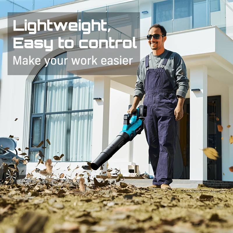 Cordless Leaf Blower 780CFM 40V Brushless, Seesii with 2x4000mAh Batteries & 2 Chargers, Turbo Button — image 3