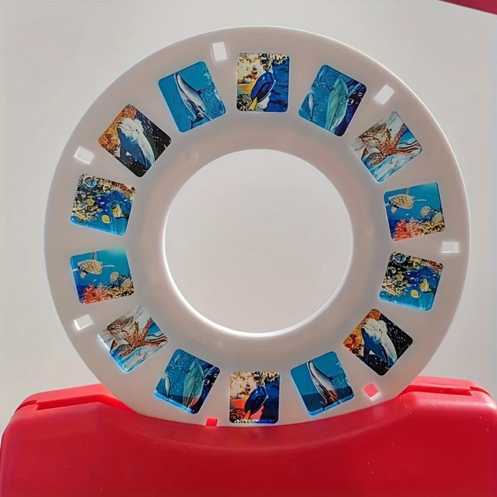 3D Slide Viewer Toy for Kids Ages 3+, Screen-Free Sideshow Projector with Space Ocean Animals Dinosaurs Slides — image 15