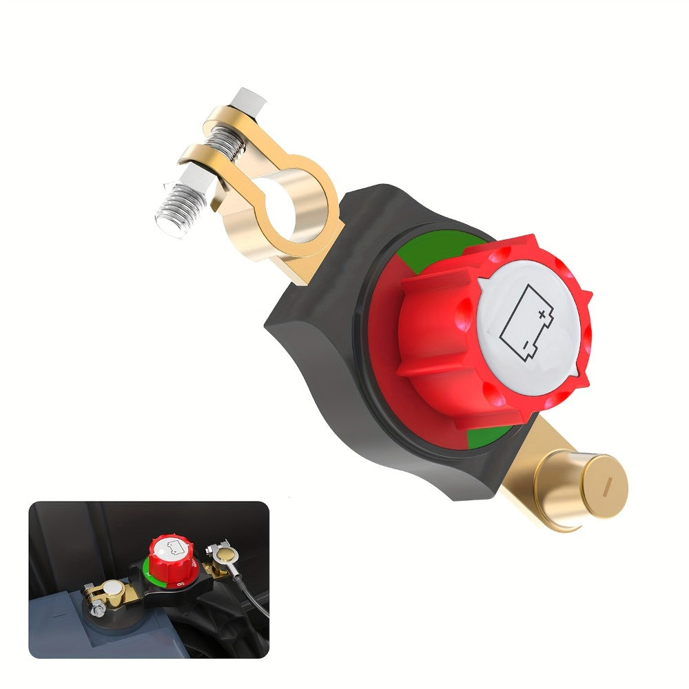Battery Disconnect Switch 1000A Heavy Duty Manual Lever On/Off Negative Cut-Off with Screw Terminals for Car Truck Boat RV Ma