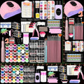 Complete Acrylic Nail Kit with Drill & UV LED Light, Colored Acrylic Powders & All Tools Included — image 16