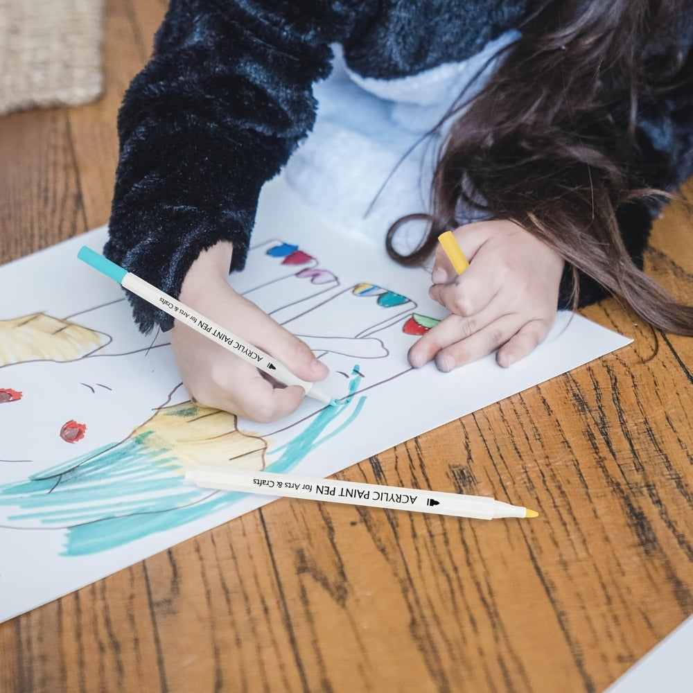 Brush Tip Paint Pens 60 Colors with the Listed Color, Size or Set Options for Everyday Use — image 6