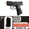 VP9 Bullet Toy Gun Pistol with Shell Ejecting System, Upgraded Semi-Auto Foam Blaster for Boys, Outdoor Shooting Game — image