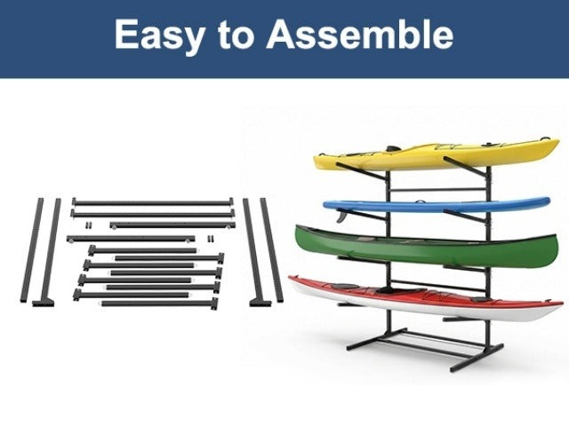 Kayak Storage Rack, Adjustable Stand for SUP, Canoe & Paddle Board, Wall, Dock & Freestanding, 400 lbs Capacity — image 20