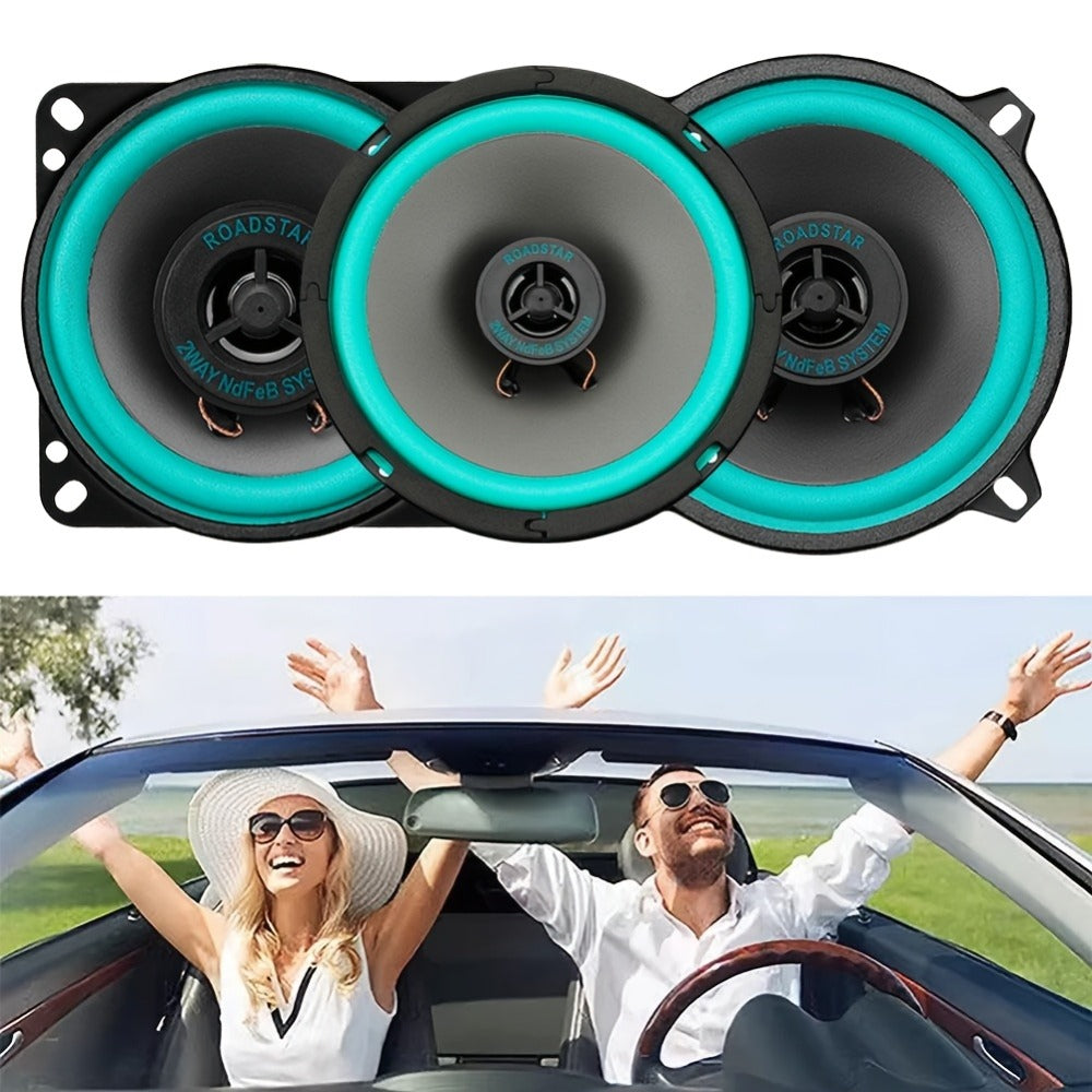6.5 Inch Car Speakers 160W HiFi Coaxial Full Range – Universal Automotive Audio Stereo Speaker, Single or Pair — image 2