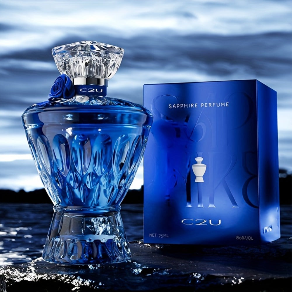 Eau de Parfum for Men 75ml in Sculpted Blue Bottle with Woody-Aromatic Source Family for Daily Wear — image 1