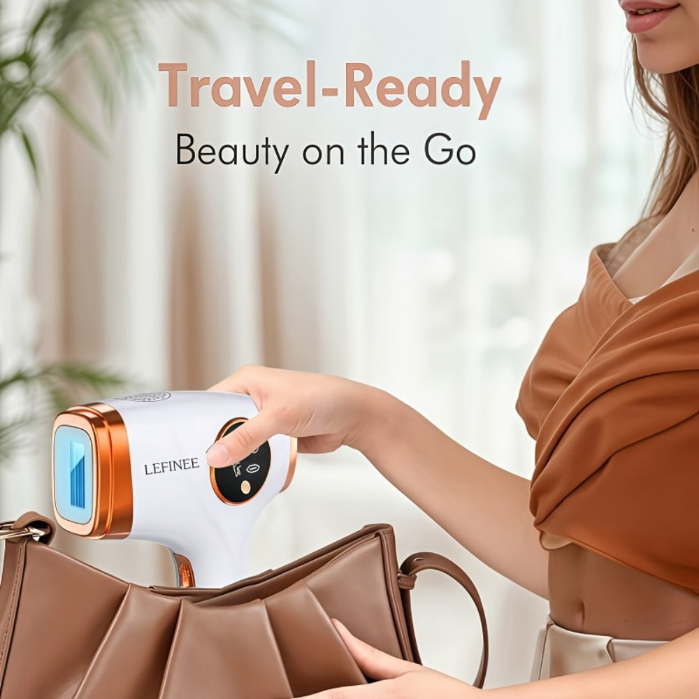 IPL Hair Removal Device 999900 Flashes 3-in-1 At-Home Laser Hair Remover for Women Men for Everyday Face, Beard and Body Groo