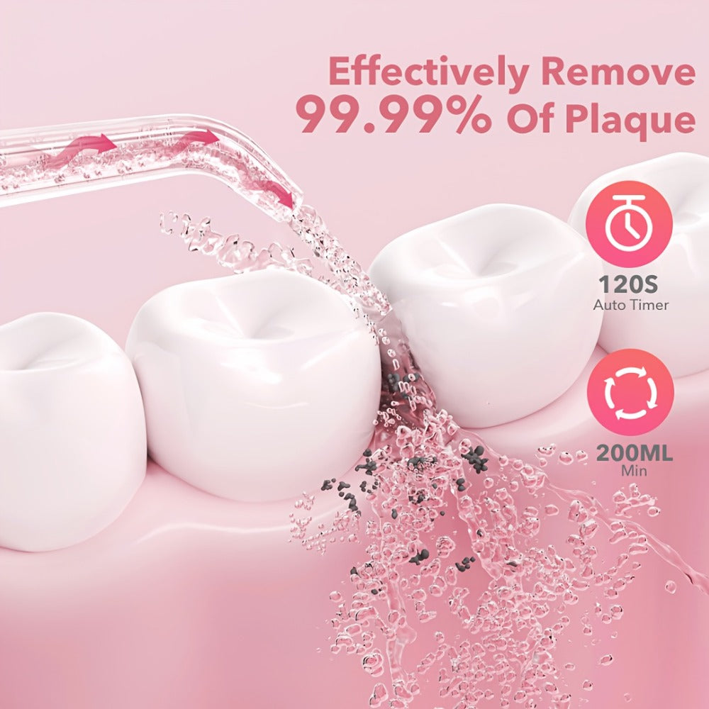 Water Flosser SEJOY AOW11 Cordless Oral Irrigator with 350ml Tank, Five Modes, Six Tips, USB-C Charging and IPX7 Rating — ima