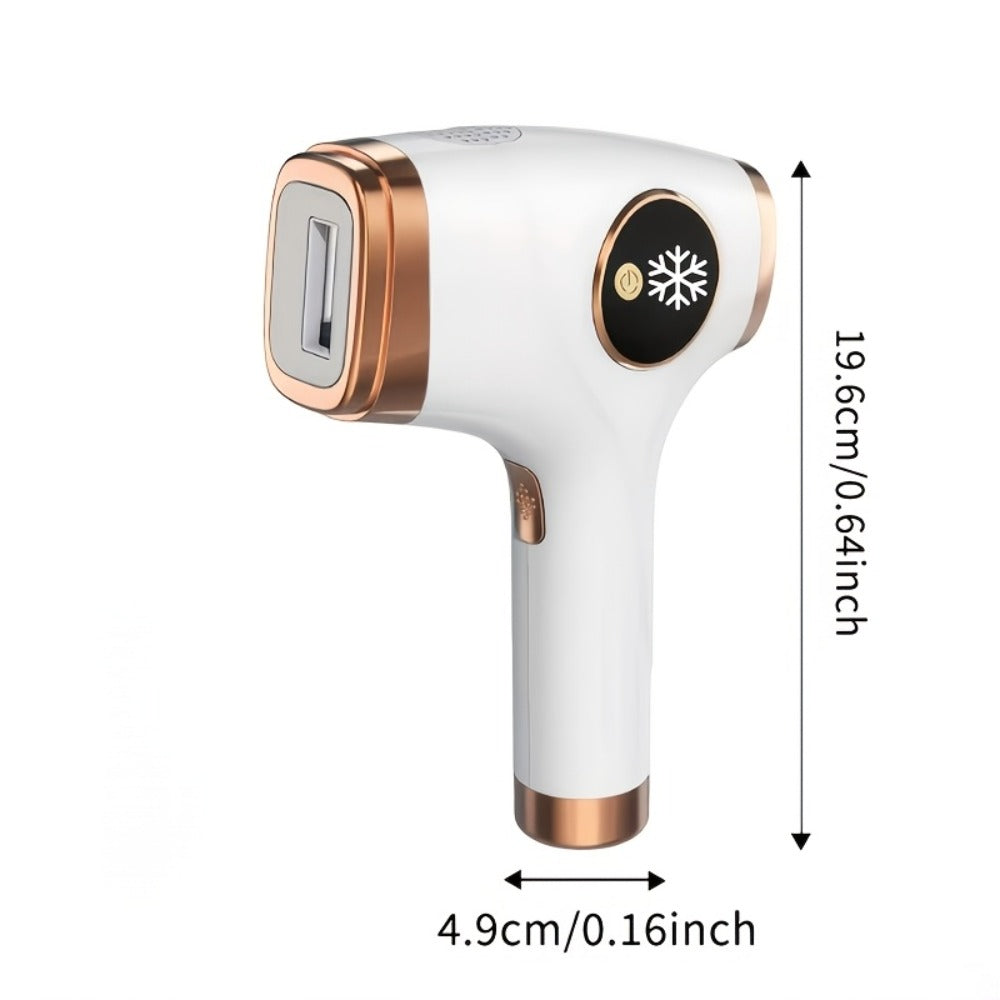 IPL Hair Removal Device Sapphire Ice Cooling Painless 999900 Flashes 9 Modes – At-Home Permanent Hair Reduction for Women Men