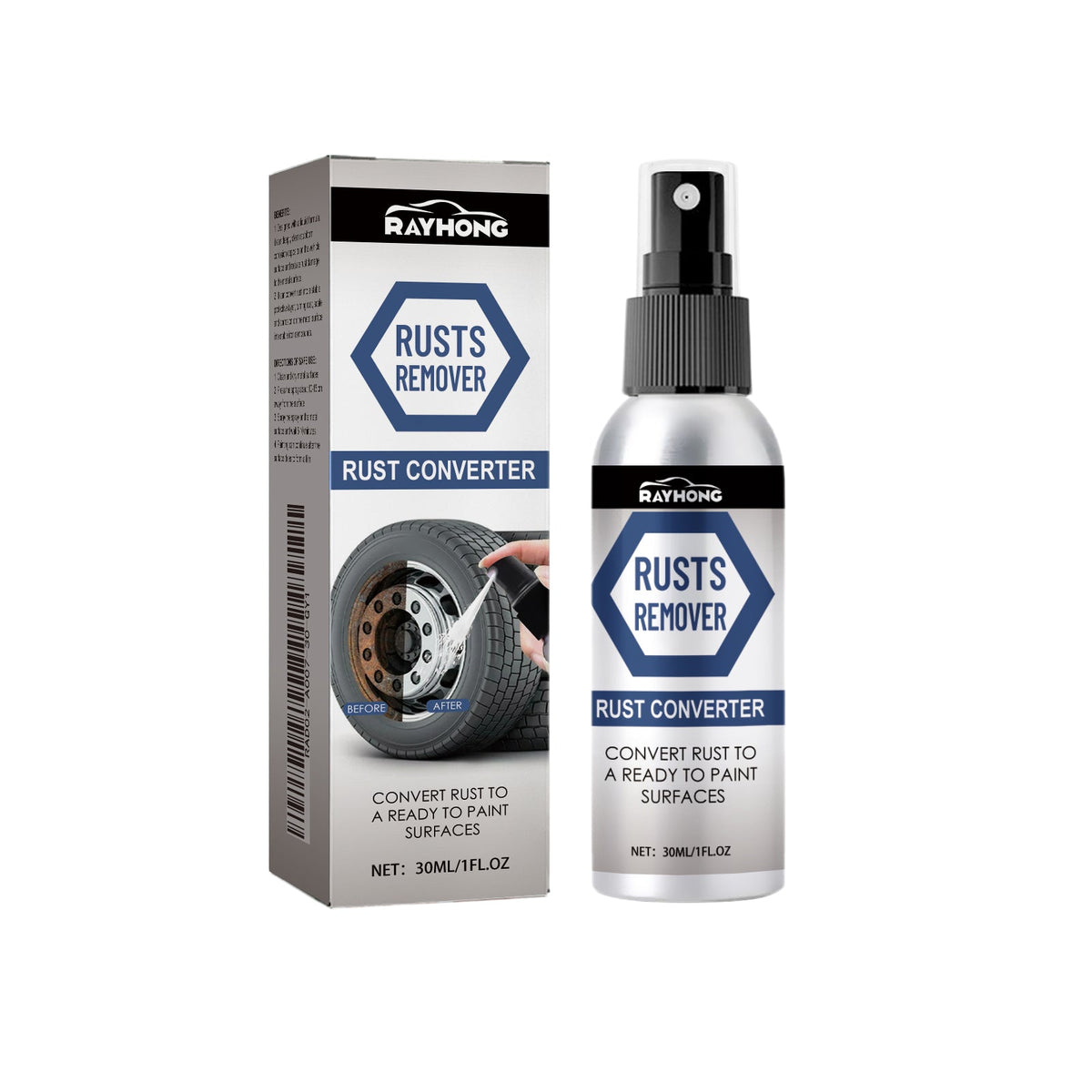 Anti-Rust Conversion Agent Spray Automobile Wheel Hub Tire Rim Door Lock Cleaning Rust Remover Lubricant - V.I.P Digital Presence