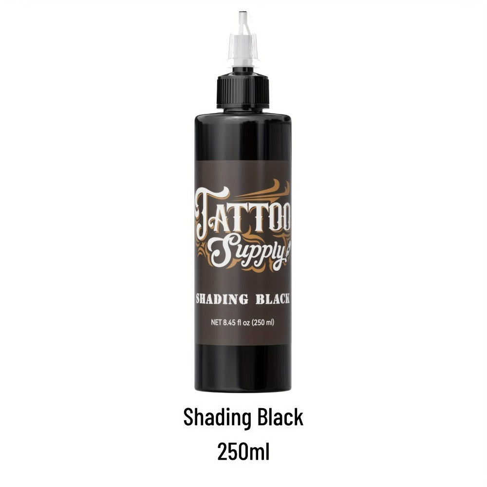 Neebol Super Black Tattoo Ink Darkest Outlining Shading Blending Fade-Resistant Professional Body Art Pigment for Artists & B