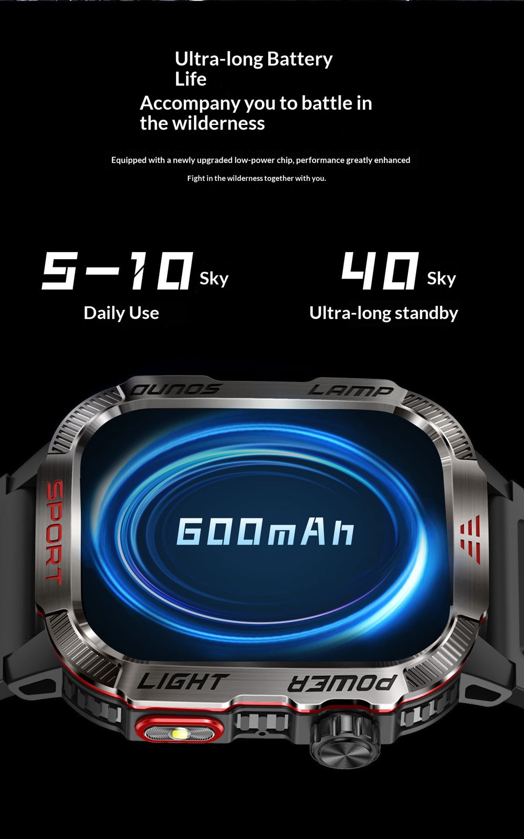 Smartwatch With Barometric Altitude Sports Features Bluetooth Calling
