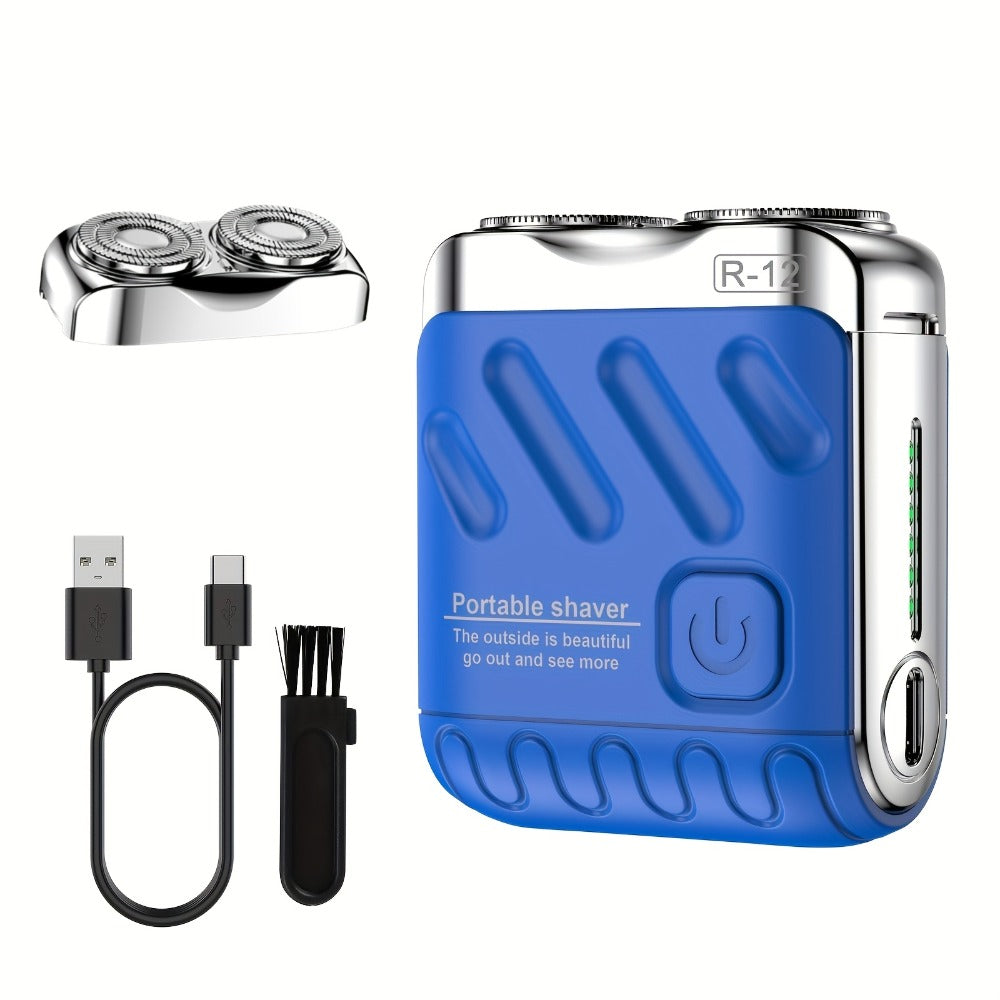 Electric Shaver Magnetic Dual-Blade Mini Razor with Two Speeds, USB Charging and Select Waterproof Options — image 5