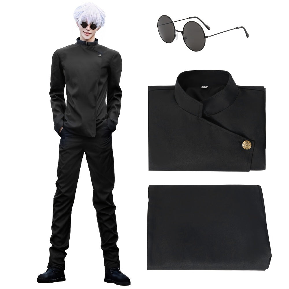 Jujutsu Kaisen Cosplay Costume Uniform, High School Satoru Gojo & Suguru Geto Outfit Set for Men — image 2