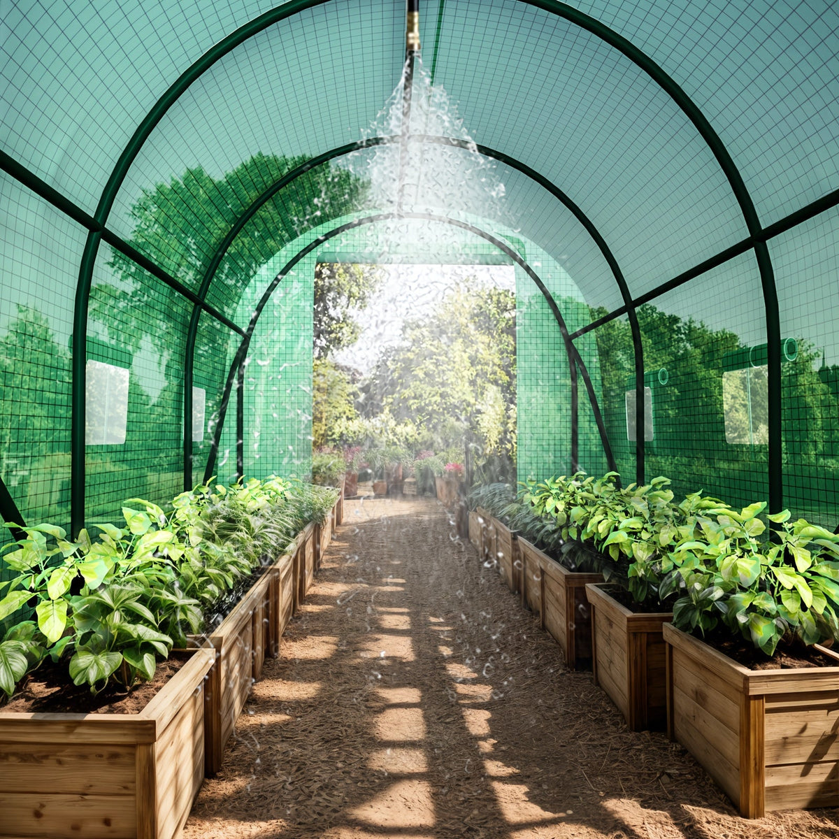 Greenhouse with Watering System for Garden, Patio and Yard Use, with the Listed Configuration — image 4