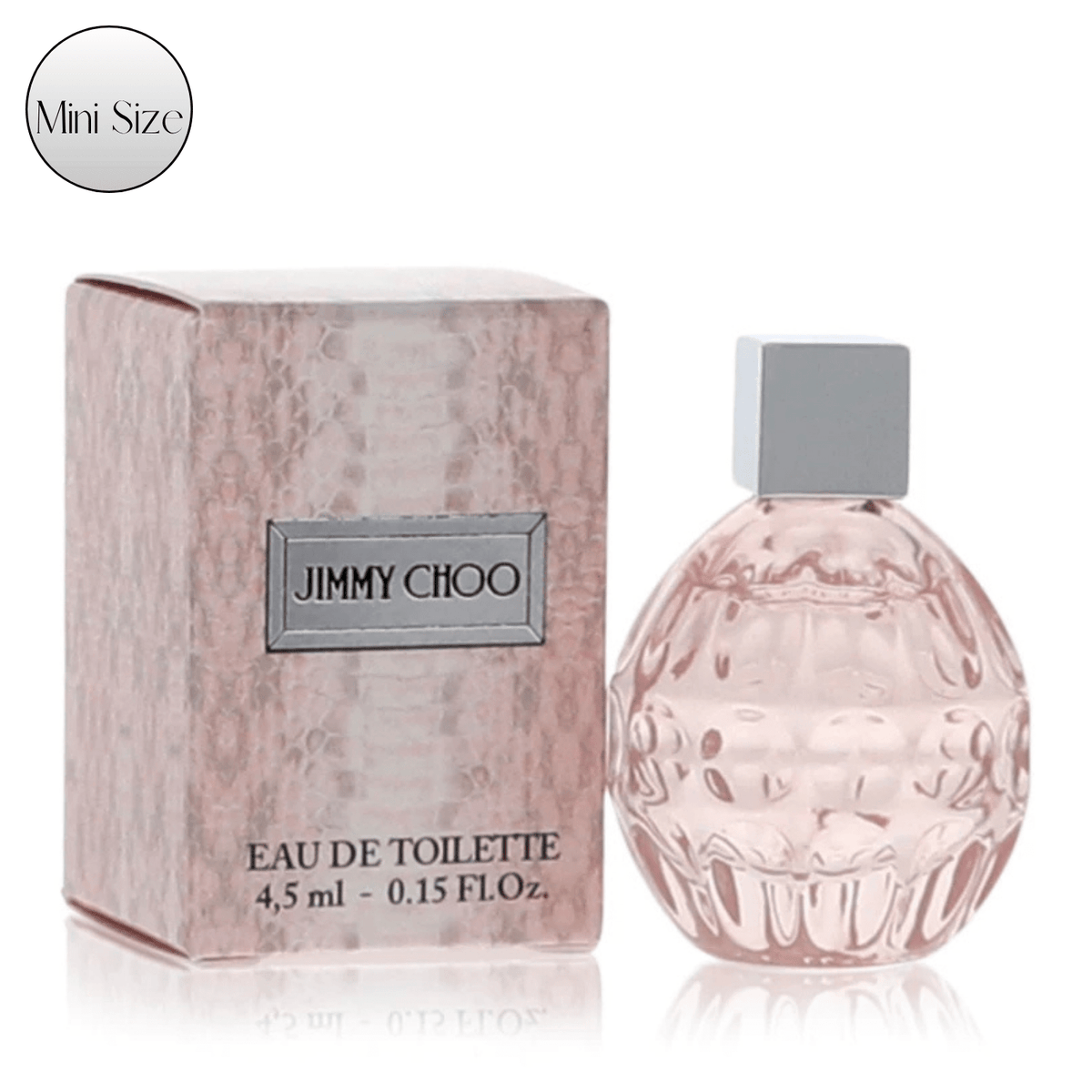 Eau de Toilette Jimmy Choo for Women 4.5ml Mini Bottle with Silver Cap and Pink Presentation Box — image 4