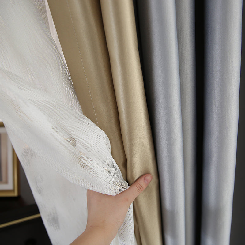 Light Luxury High-end Modern Minimalist Blackout Living Room Bedroom Environmental Protection Curtain