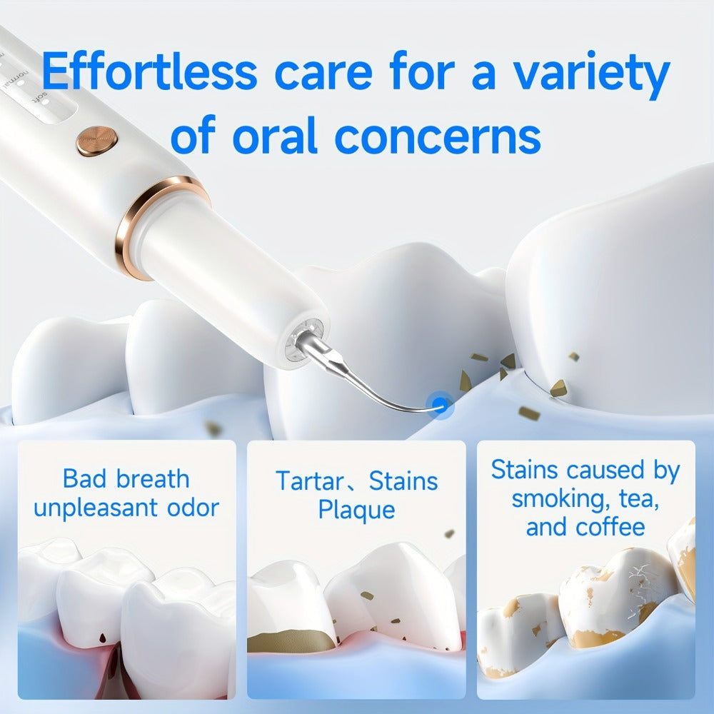 Ultrasonic Tartar Remover Electric Tooth Cleaner 5-Speed IPX6 Waterproof USB Rechargeable Dental Scaler — image 9