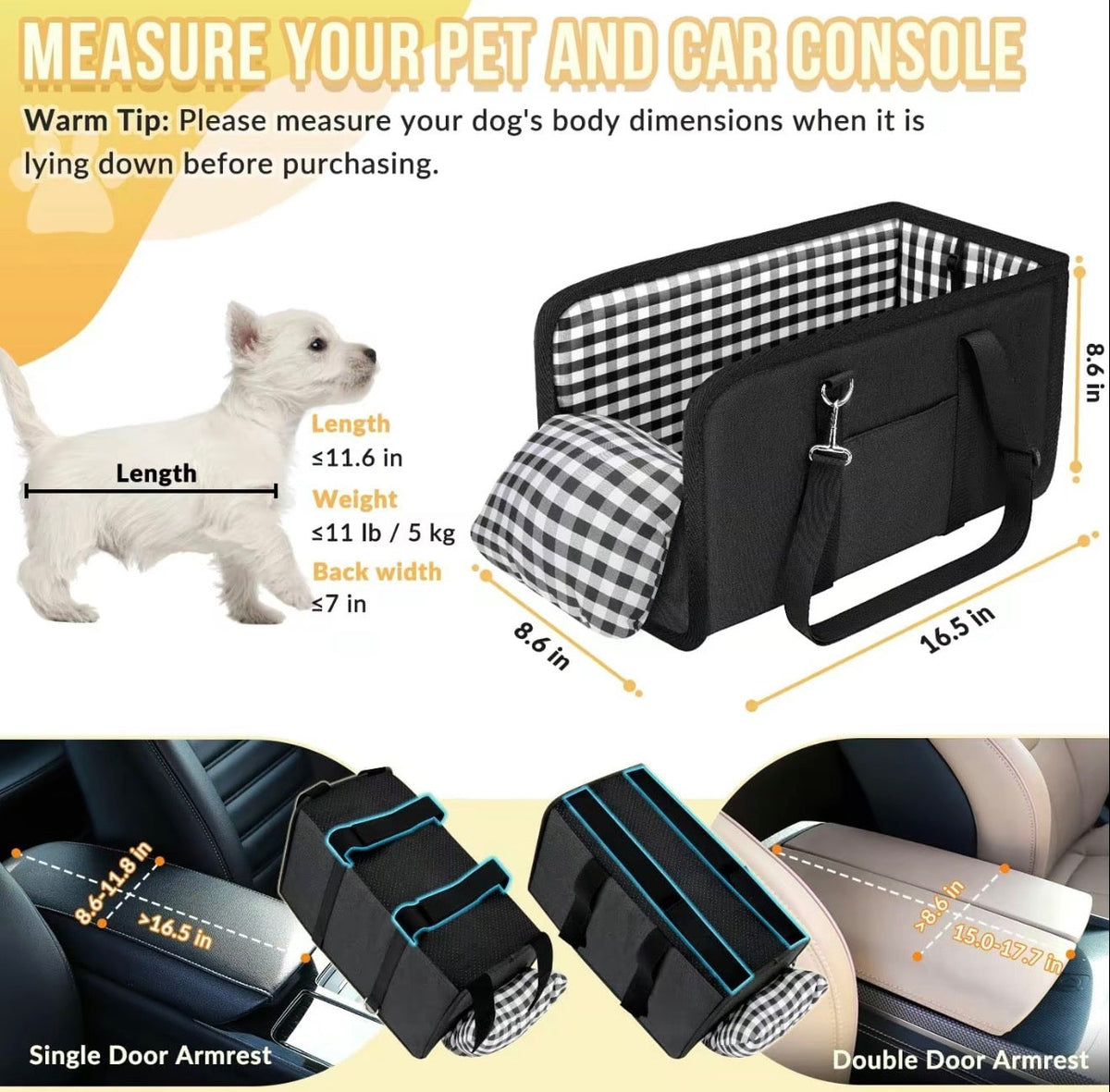 PawRide Pet Car Seat