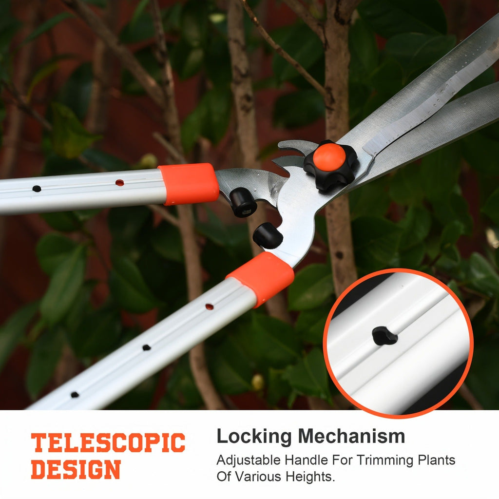 Long Reach Pruning Shears 18-38 Inch Extendable – Non-Stick Steel Blades Cut 2" Branches, Shock-Absorbing Handle — image 13
