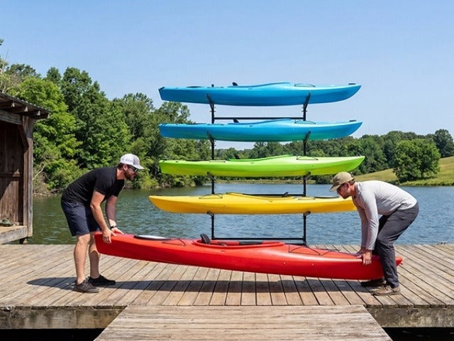 Kayak Storage Rack, Adjustable Stand for SUP, Canoe & Paddle Board, Wall, Dock & Freestanding, 400 lbs Capacity — image 21