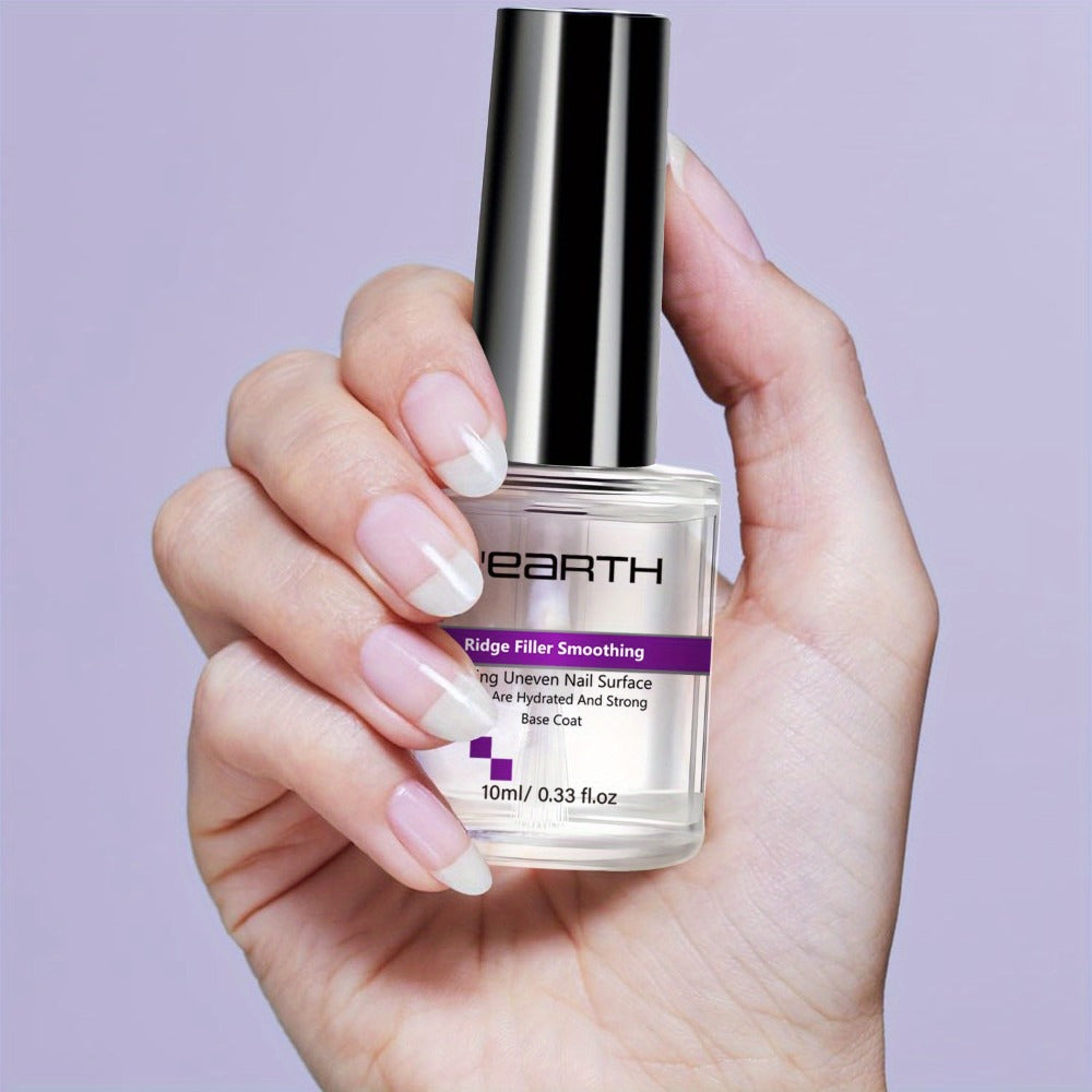 Nail Strengthening Polish 10ml Glycerin & Hyaluronic Acid Formaldehyde-Free – Hardener Treatment for Thin Brittle Weak Nails 