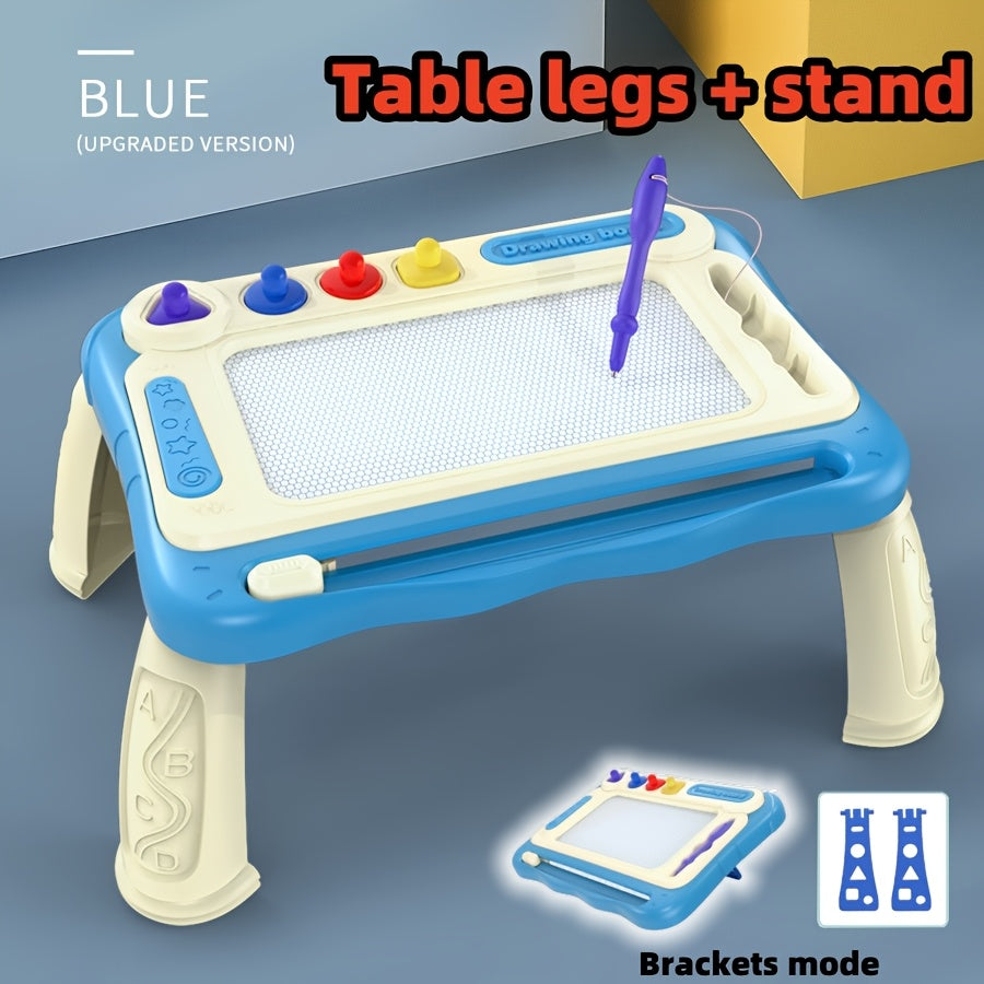 Kids Drawing Board Easel Upgraded with 4 Stamps & Paintbrush with the Listed Color, Size or Set Options for Everyday Use — im