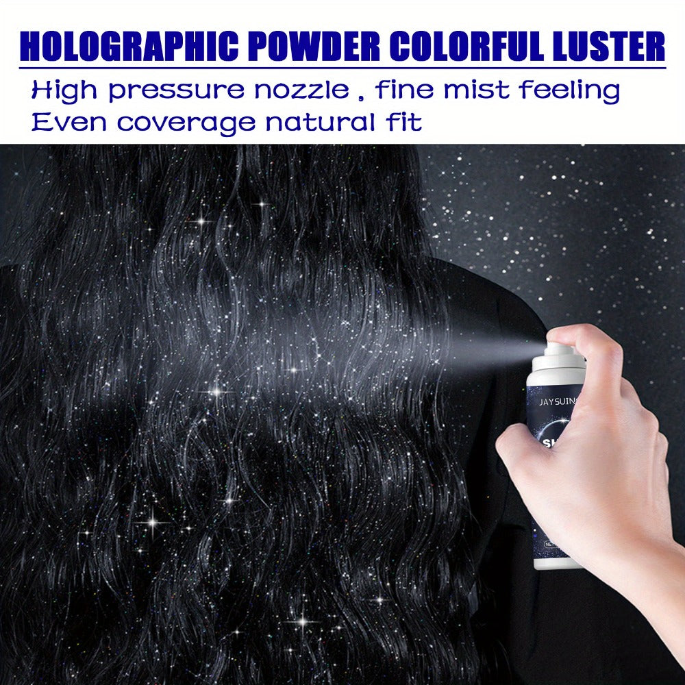 Shimmer Glitter Body Spray 60ml Waterproof Long-Lasting Highlighter for Skin Hair & Clothing – Fine Mist Sparkle Glow Spray f