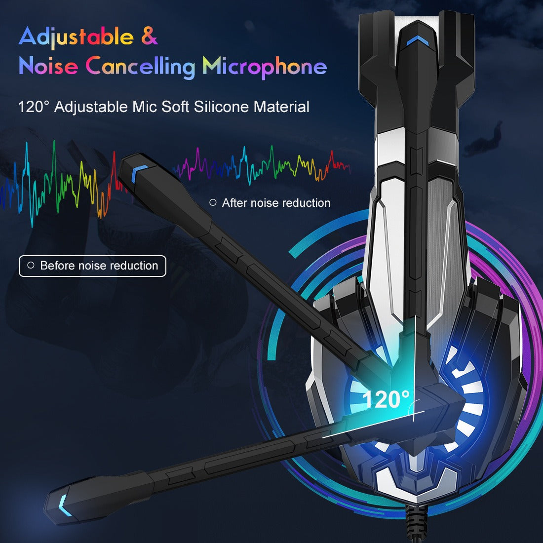 S9 Head mounted Esports Gaming Earphones Wired Luminous Computer Earphones PS4 Earphones