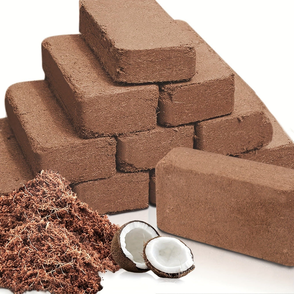 Coco Coir Bricks for Plants 1.32 LB Each Low EC pH Balanced — image 1