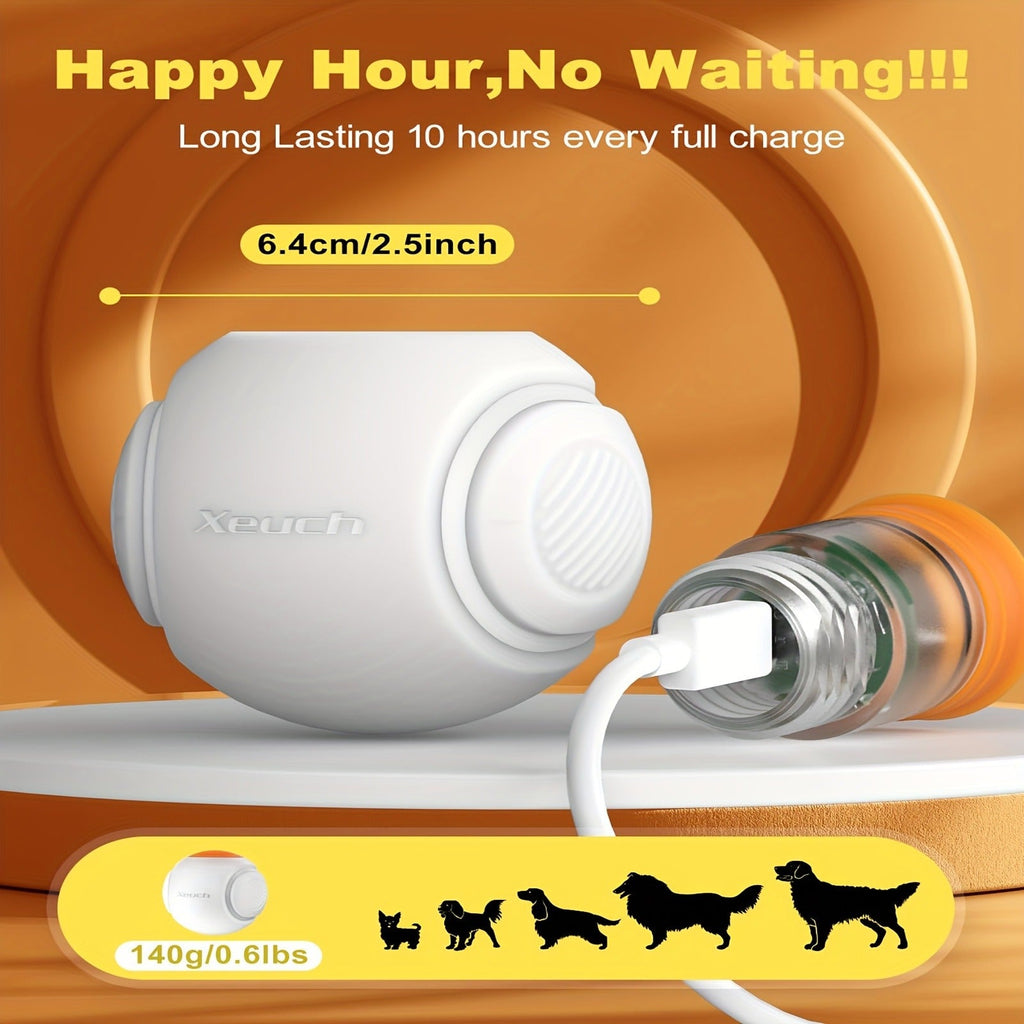 Dog Toy 2.5-Inch Motion-Activated LED Ball with USB-Rechargeable Battery for Night Fetch and Chase — image 6
