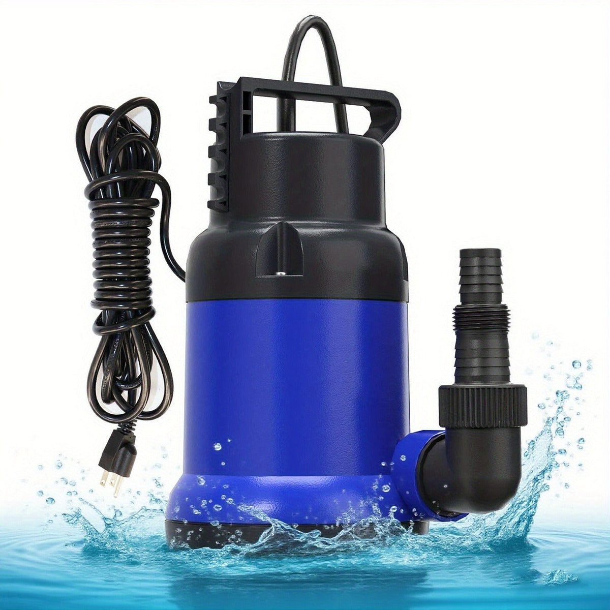 Submersible Sump Pump 1HP 4600GPH Portable Utility Water Pump for Pool Basement Flood Hot Tub — image 1