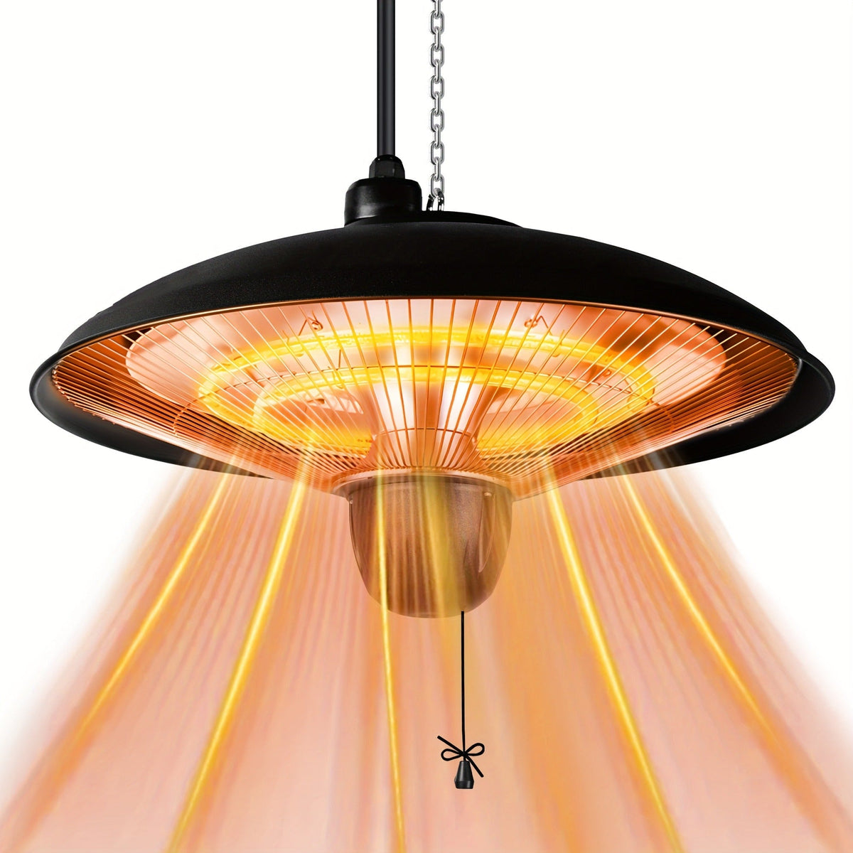Infrared Patio Heater 1500W Ceiling Mount Electric Outdoor Heater with 3 Heat Settings 600W/900W/1500W — image 2