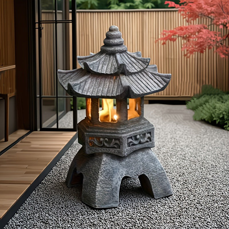 Solar Pyramid Light Sculpture, for Garden, Pathway and Patio Lighting, with the Listed Configuration — image 4