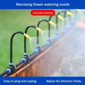 Garden Sprinkler Kit Rotating Copper Nozzle Automatic Irrigation System for Lawn Balcony Misting — image 1