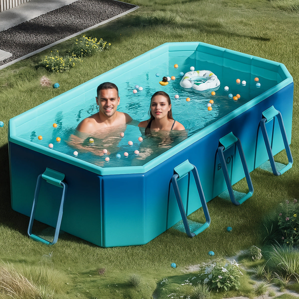 Above Ground Pool for Garden, Patio and Yard Use, with the Listed Configuration, for Everyday Use and Organized Storage — ima