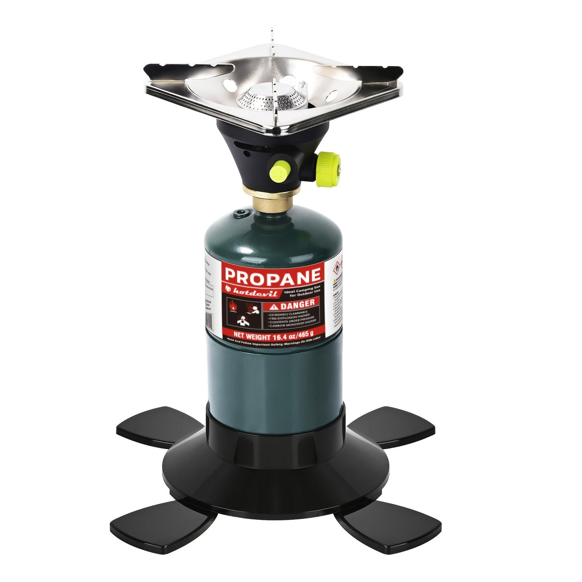 Backpacking Stove Bottletop Propane, Hotdevil HD-5005 Camping Stove with Instant Ignition, Propane & MAPP Gas Compatible — im