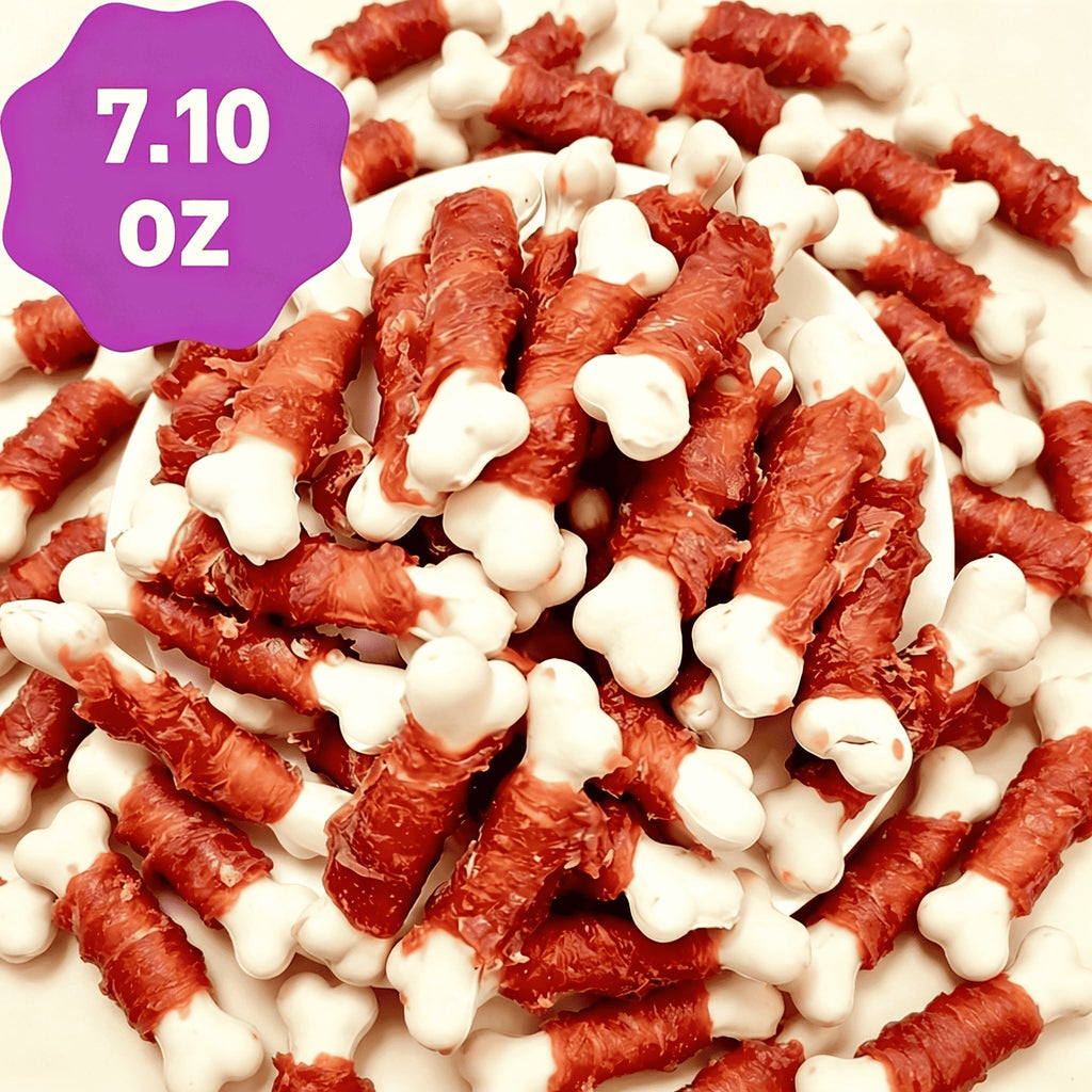 Dog Treats Duck-Wrapped Chew Pieces or Dried Chicken Breast in Two 203g Flavor Options for Dog Reward Use — image 13