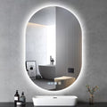 30x20 in LED Bathroom Mirror with Anti-Fog and Lights