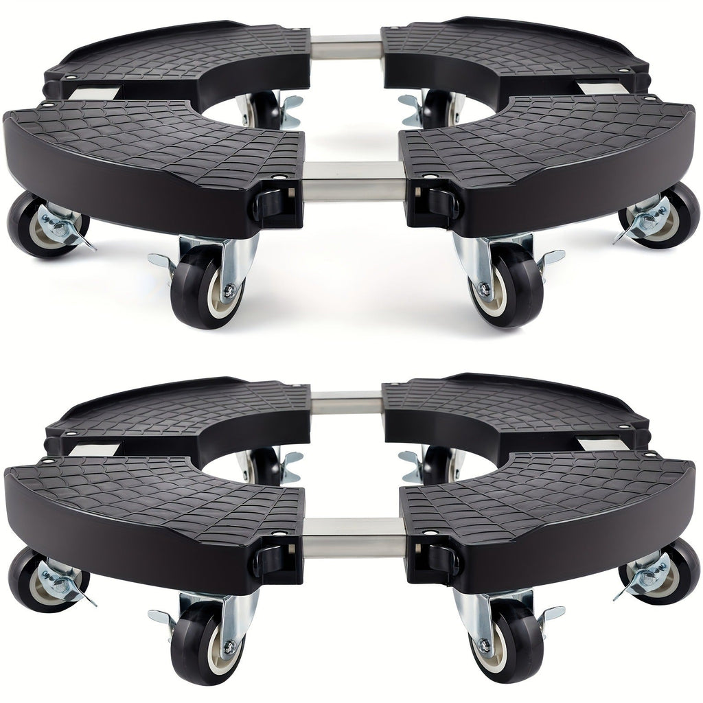 Plant Caddy with Wheels | 330 Lbs Heavy Duty, 8 Lockable Casters, Fits 8"-22" Pots — image 2