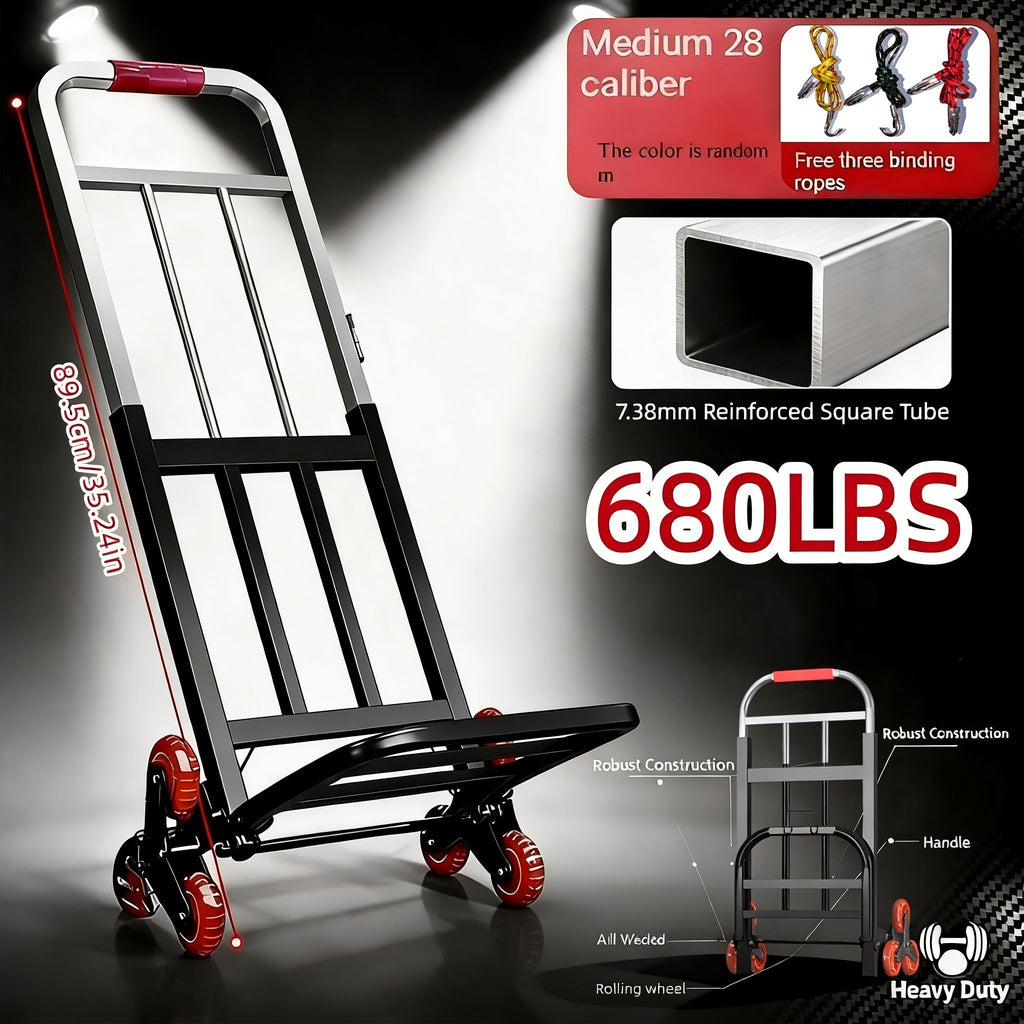 Folding Stair-Climbing Hand Truck with 220, 450 or 680 lb Model Labels and Three Frame Configurations — image 4