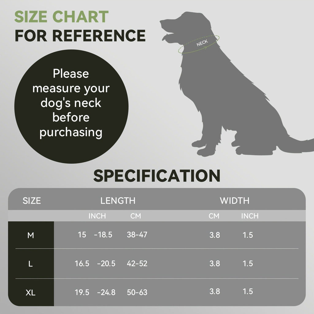 Tactical Dog Collar with Handle and Round Tracker Holder Case in Nine Colors and Sizes M to XL — image 12