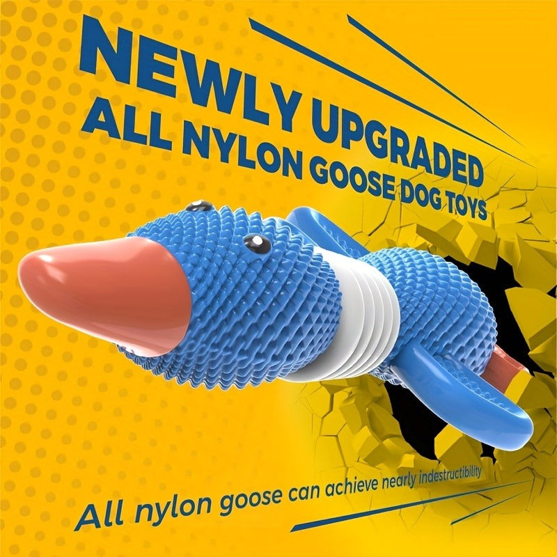 Dog Toy Nylon Goose or Clownfish Chew Design for Medium and Large Dogs in Two Blue Styles for Interactive Chew Play — image 6