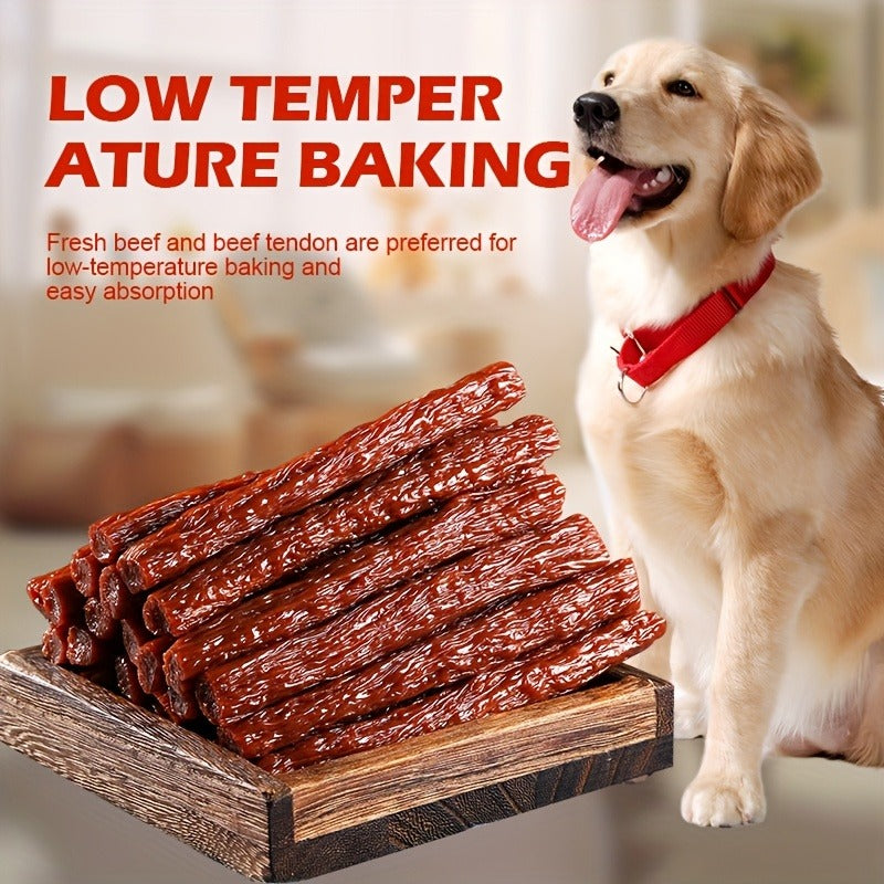Dog Treats Beef Tendon Strips, Beef Cubes and Egg Yolk Bites in Seven 150g Variety Options — image 1