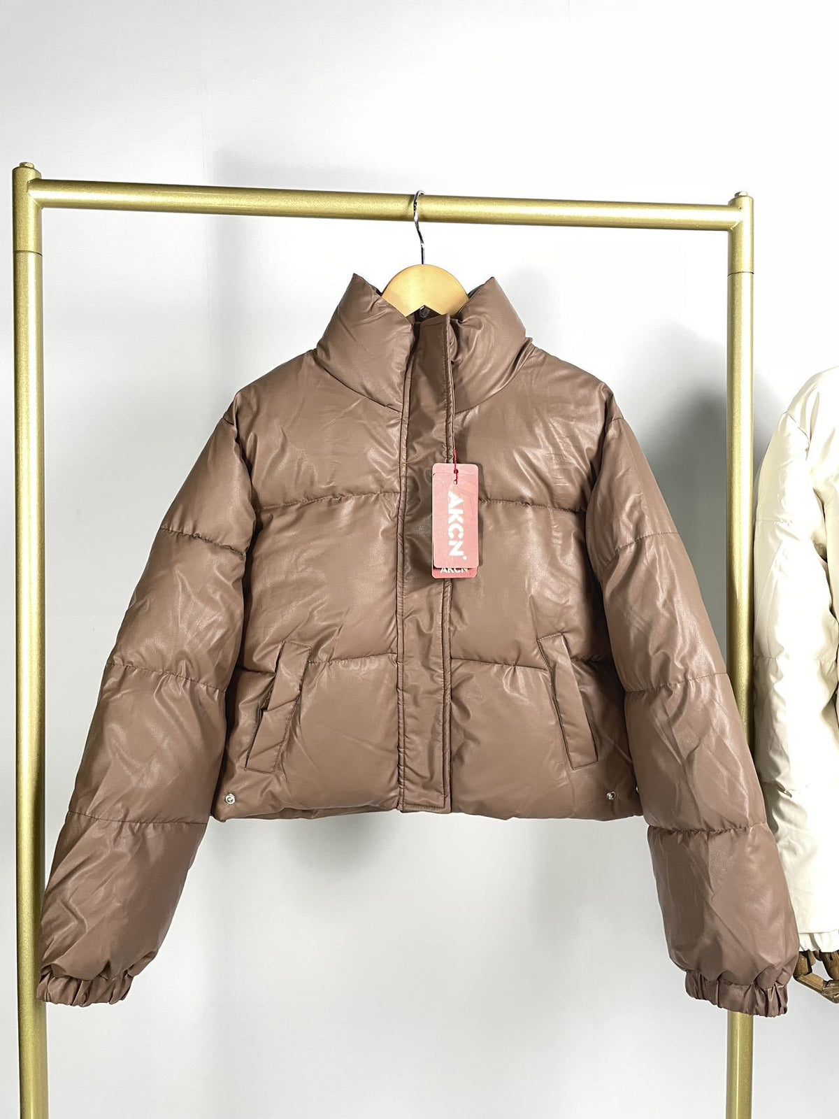 Candy Color Short Cotton Coat Jacket Women