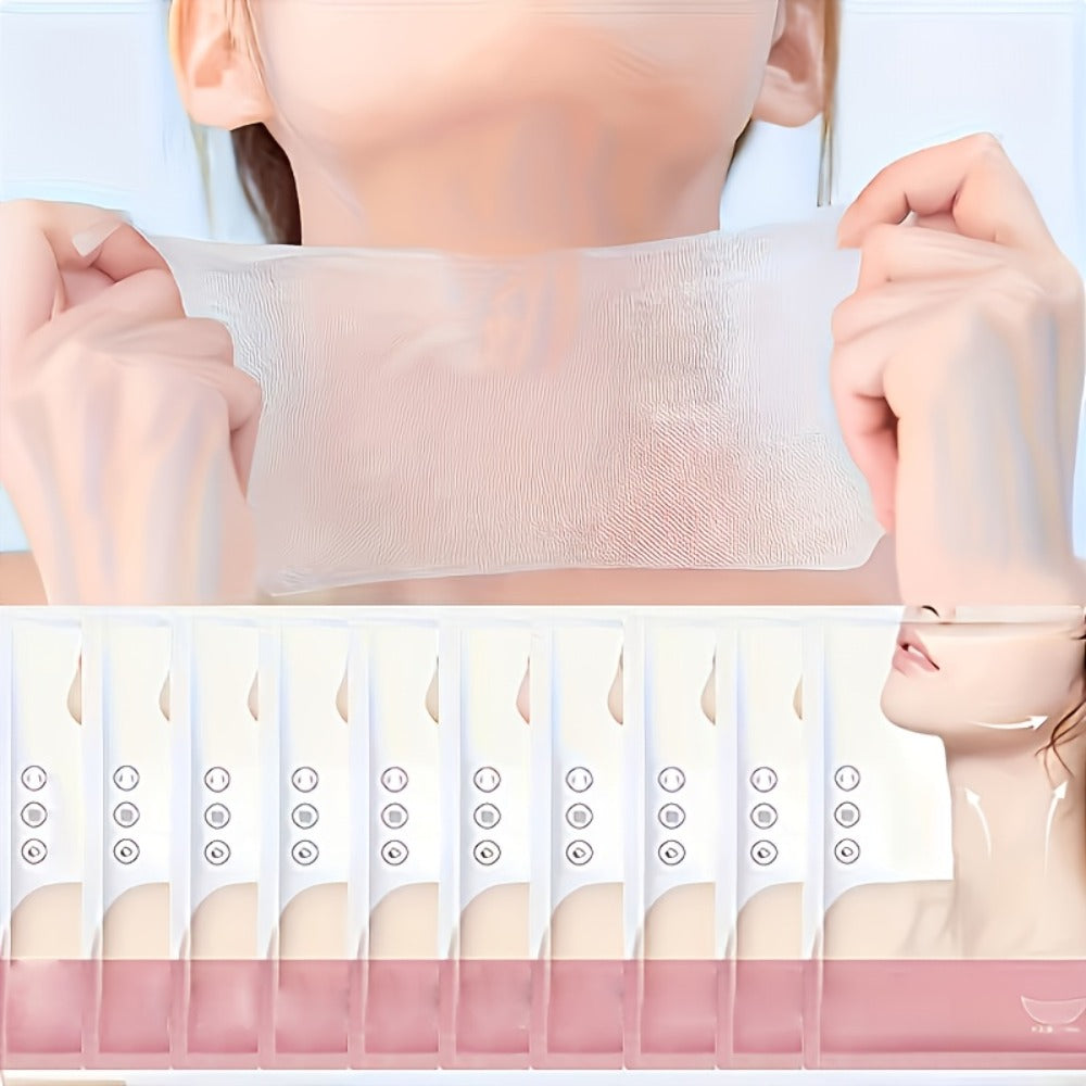 Niacinamide Collagen Neck Mask 20/30pcs - Deep Neck Care Beauty Mask for Women All Skin Types, Daily Neck Treatment Lifting G