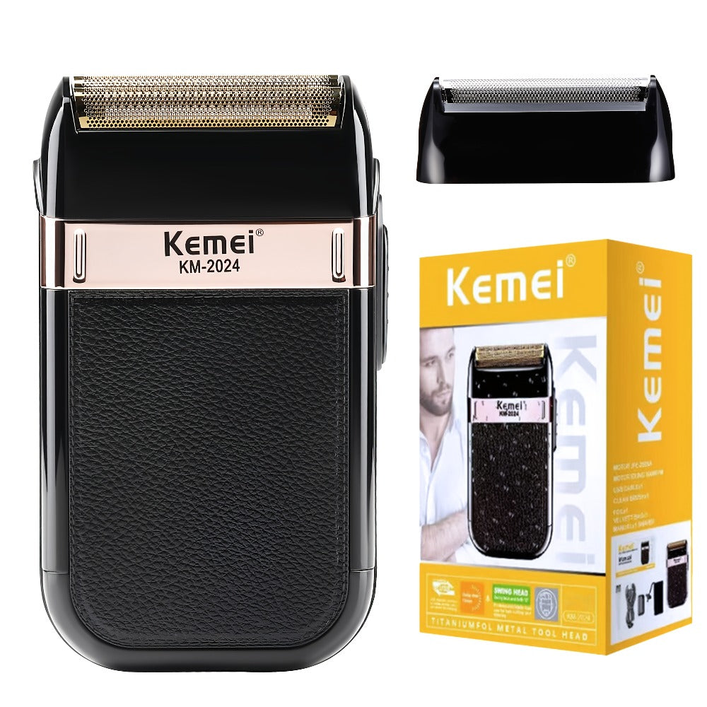 Kemei Hair Clipper & Beard Trimmer Set for Men – Professional Grooming Kit with Reciprocating Shaver, USB Rechargeable, Home 