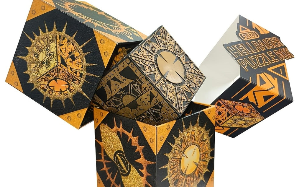 Lament Configuration Puzzle Box Cube, Functional Detachable Deformation Lock Box with Display Base — image 13