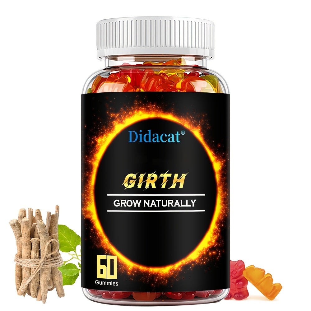 Ashwagandha Gummies for Men, GIRTH Male Vitality & Energy Supplement with KSM-66 Ashwagandha for Strength — image 8