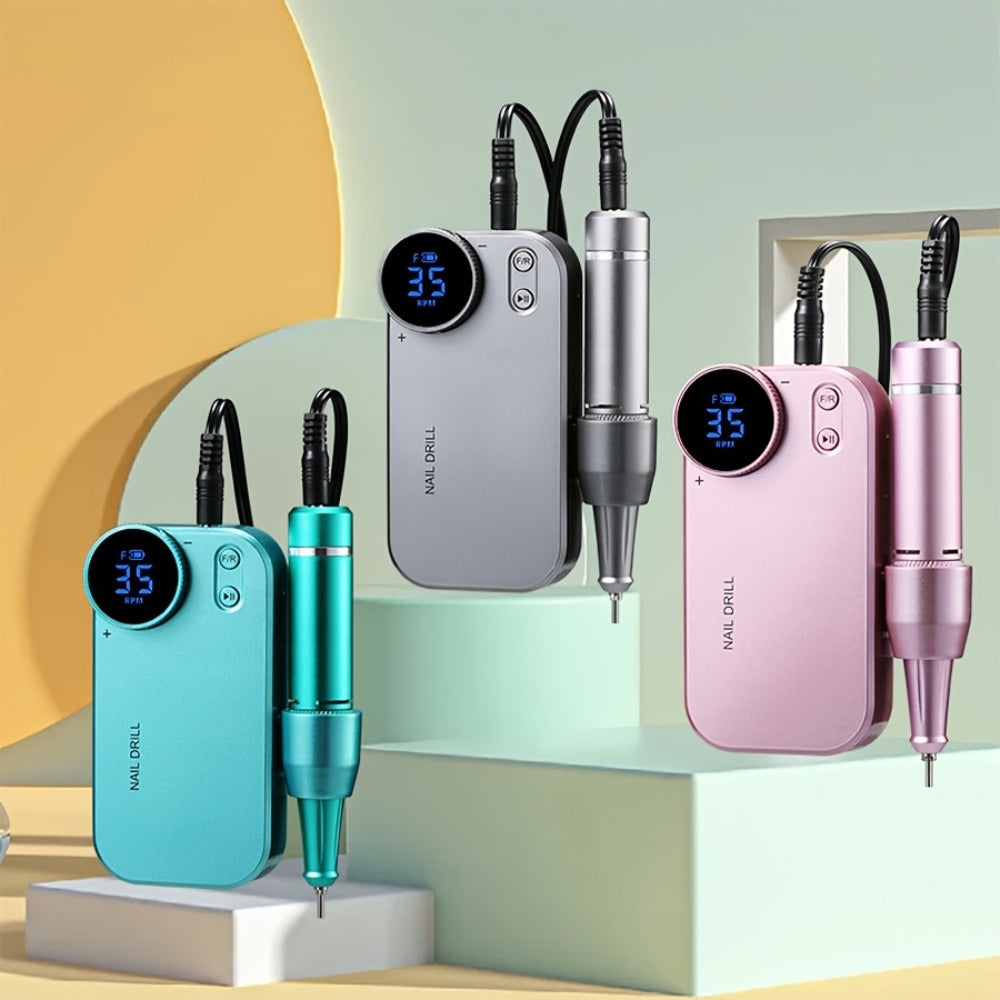 Electric Nail Polisher & Buffer Rechargeable High Power, Professional Manicure Pedicure Machine for Nail — image 2