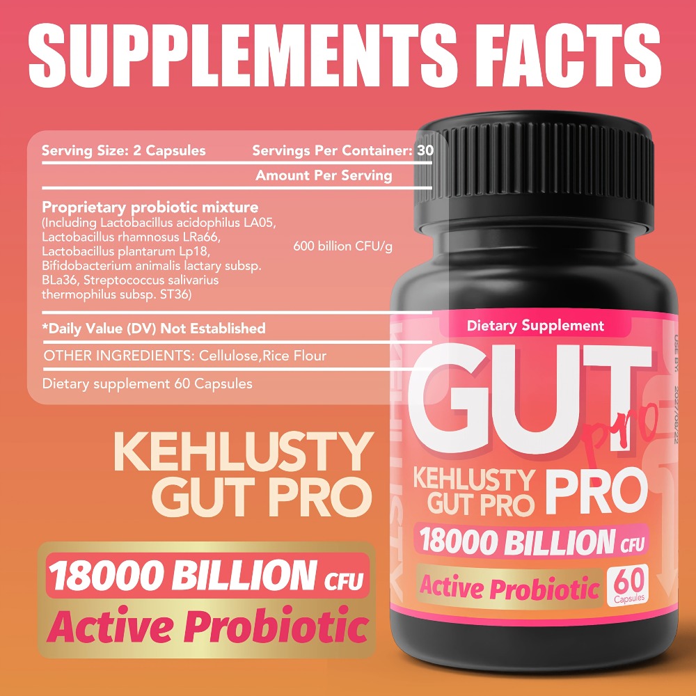 Probiotics 18000 Billion CFU Capsules, Lactobacillus & Bifidobacterium Multi-Strain Formula — image 2